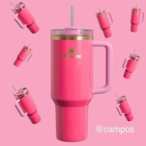 🔥NEW STANLEY Limited Edition Pink Parade Quencher Tumbler 30oz